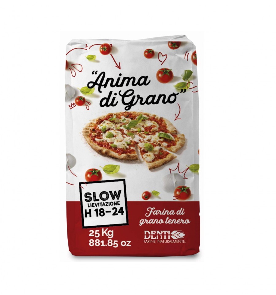 FARINA PER PIZZA ANIMA DI GRANO SLOW - Molino Denti